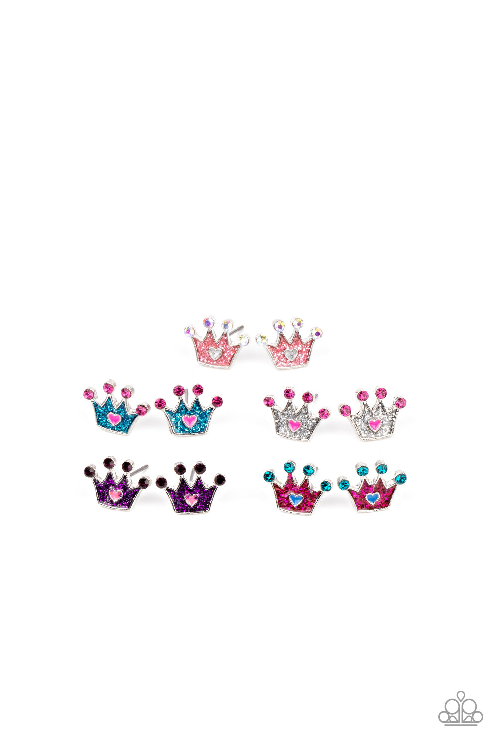 Shimmer Crown Earrings