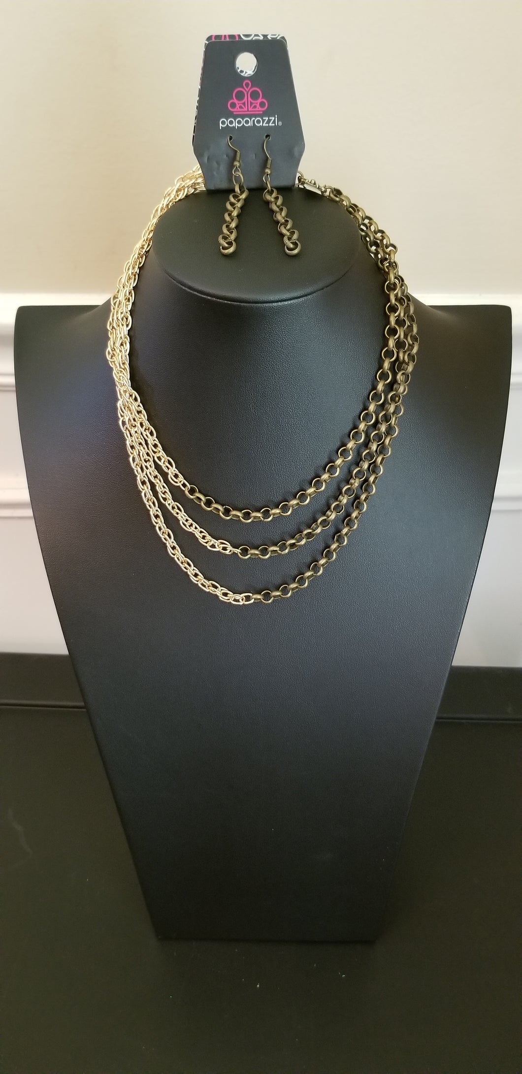 Gold and Brass Necklace