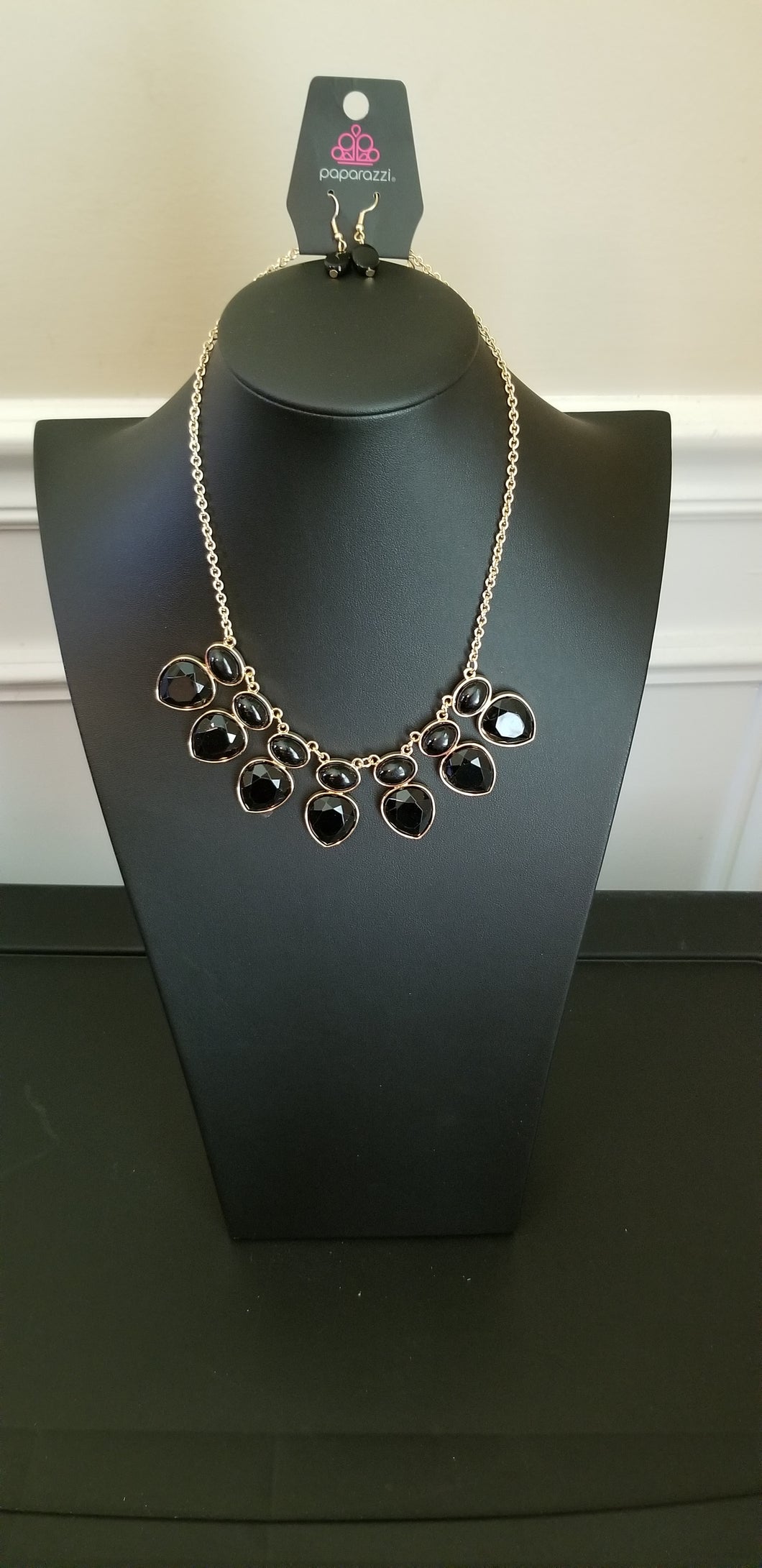 Black and Gold Necklace